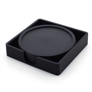 6Pcs Tatakan Gelas Silikon Bentuk Bulat Alas Gelas Tatakan Cangkir Tebal Anti Slip Tahan Panas