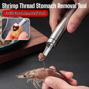 Stainless Steel Shrimp Thread And Shrimp Stomach Removal Tool Home Longans Fruit Core Remover