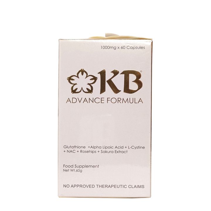 kb glutathione philippines KB Advance Glutathione Vitamin C all in one 60 Capsules 1000mg Zinc Vitamin  D Antioxidants - Lazada