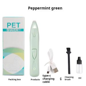 LED Pet Foot Hair Grooming Electric Clipper Rechargeable Shaving Clipper