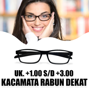 Kacamata Gangguan Mata hipermetropi (plus) Tidak Jelas Baca Melihat Jarak Dekat Untuk Pria Wanita Ready Pilihan Ukuran +1.00 sampai +4.00 Dibagian Engsel Ada Per - GUDANG KACAMATA PLUS MURAH