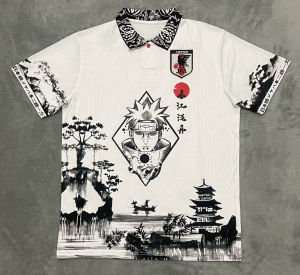 AE25 Seasonal Japanese National Team Football Short-Sleeve Training Jersey Anime Doraemon A Dream