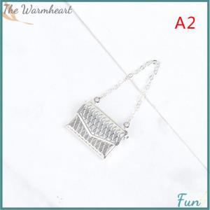 【The Warmheart】 Metal chain pack Doll Bag Miniature Shopping Handbag for Clothes Accessories