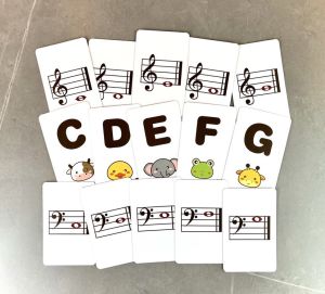 Music Flash Card 音乐音符卡