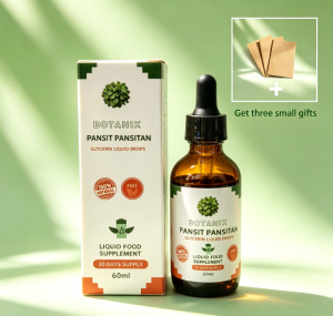 Botanix Pansit Pansitan Herbal Dietary Supplement Liquid 60ml Smooth Vegetable Glycerin Blend Pleasant Honey Flavor with Natural Vitamin Infusion