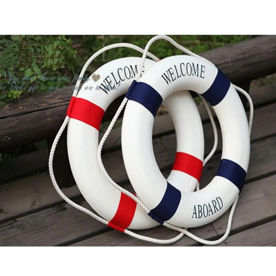 Nautical Anchor Wall Hanging Hook Buoy Fish Decor Coat Hat Door