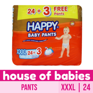 Happy Pants Baby Diapers XXXL 24