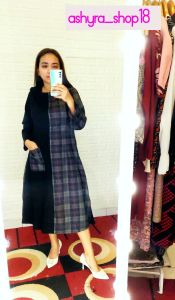 dress tunik import fashion wanita