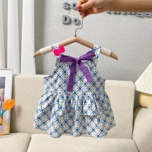 kyiibaby Girls summer suit fashion girls baby fashionable sleeve clothes children Korean shorts two pieces kybb262