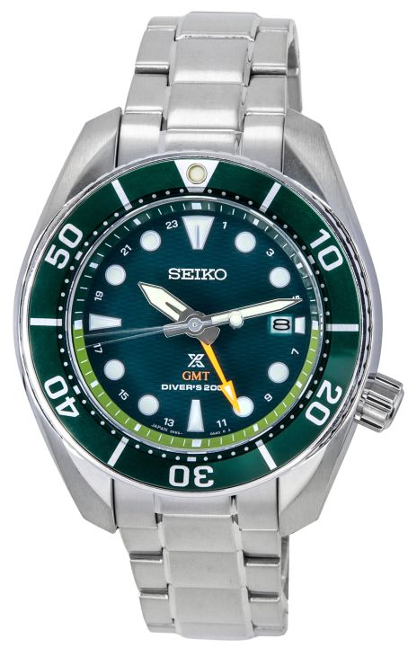 [CreationWatches] Seiko Prospex SFK003J1 Sea Aqua SUMO GMT Green Dial ...