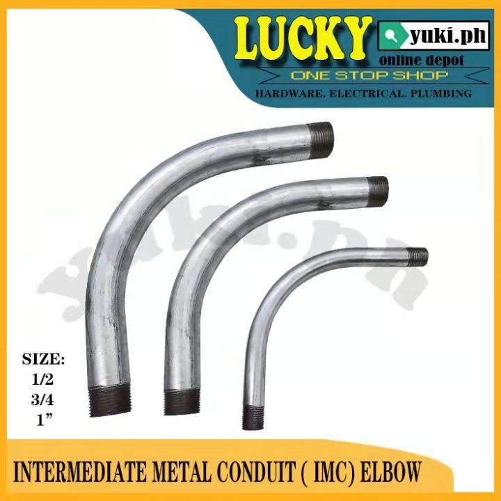INTERMEDIATE METAL CONDUIT ( IMC) LONG ELBOW 1/2" , 1" Lazada PH
