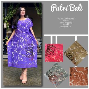 Grosir home dres Model daster lowo kelelawar ukuran jumbo motif batik kain rayon untuk ibu gemuk dan wanita hamil harga promo