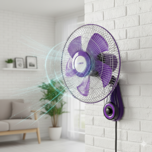 Kipas Angin Dinding Yasaka 16 Inci 3 Lubang Kawat - Warna Violet/Hijau - Garansi Resmi Bisa COD