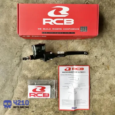 RCB E3 SERIES 12.7mm/14mm LEFT & RIGHT HAND MASTER BRAKE PUMP SET (FREE BRAKE FLUID)