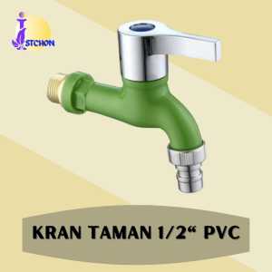 KERAN KRAN AIR TAMAN PVC / KRAN PLASTIK PVC /KRAN PLASTIK  - HIJAU