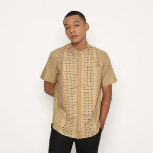 RBJ Kemeja Koko Border Regular Fit Pria