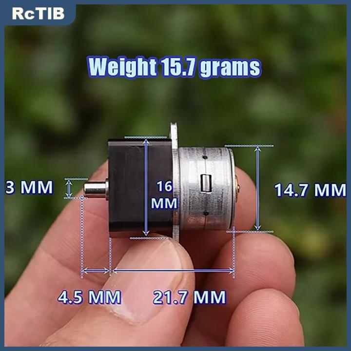 RcTlB 1PC Micro Full Metal Gearbox Gear Stepping Motor Mini 15mm 2 ...