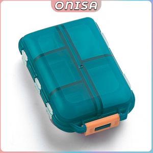 10 Grid Compartments Medicine Storage Organizer Case Pill First Aid Kit Container Pill Storage Box