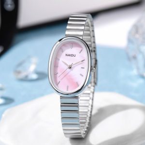 Popular new styles versatile fashionable elegant and simple waterproof fashion watch oval bamboo joint with niche student exam