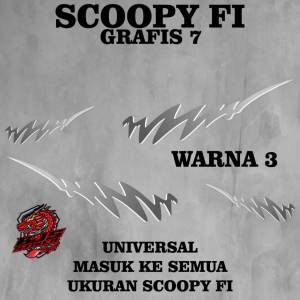 stiker scoopy fi grafis 7 - stiker decal transparan honda scoopy fi grafis 7
