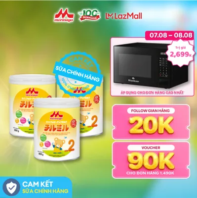 Combo 3 Lon Sữa Morinaga Chilmil 800g nhập khẩu chính hãng từ Nhật Bản 6 đến 36 tháng