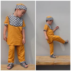 Free Ongkir#Setelan Baju Koko Batik Anak Laki-Laki Terbaru/Setelan Baju Koko Anak 1-10 Tahun/Setelan Baju Muslim Terbaru 2022