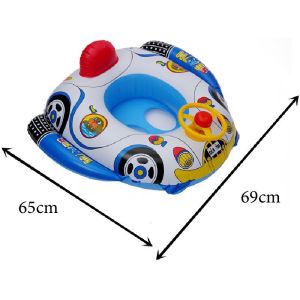 Phao bơi xỏ chân cho bé chính hãng YUKE nhiều họa tiết có bánh lái kèm kòi mẫu mới 2023