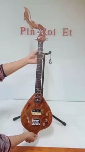 24ช่อง 4สาย 2คอนแทค รุ่นมาตรฐาน พิณไฟฟ้า ไม้ประดู่ ฟิงเกอร์บอร์ด พาดลูกปู พิณไฟฟ้า