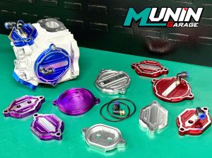 ชุดเเต่งฝา4วาล์วเวฟ125 งานCNCตัวบาง ในชุดมี3ชิ้นพร้อมหัวต่อสายระบายเเละโอลิงสามารถเลือกสีได้