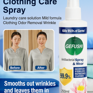 Clothing Care Spray Quick Odor Removal Take Care of Your Family Laundry Care Solution