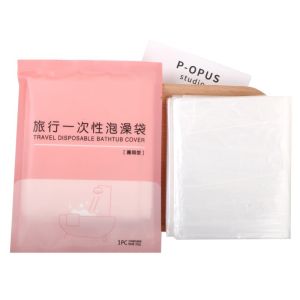 Disposable Bathtub Cover Travel Hotel Bathtub Liner Film Plastic Bath Tub Bag Bath Bucket Film Bag