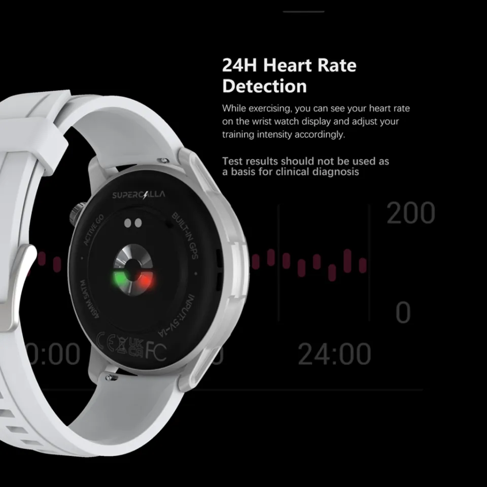 Supercalla Active Go Dual-Band GNSS Outdoor Smart Watch 1,43 Inch