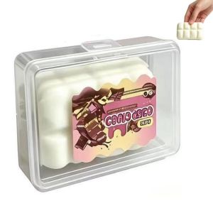 DAWEIF squishy chậm tăng đồ chơi xả stress bóp Bánh quy Nặn sáp nứt Âm thanh thỏa mãn Xà phòng bơ Đồ chơi bóp mềm xốp Bé trai bé gái Làm thủ công Cảm giác giòn tan mềm mại Trẻ em và người lớn