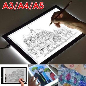 【Malaysia Ready Stock】Portable A5/A4/A3 Tracing LED Copy Board Light Box Ultra-Thin Adjustable USB Power Artcraft LED Trace Light Pad for Tattoo Drawing Streaming Sketching Animation