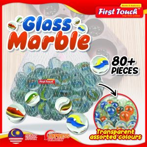 Glass Marble Guli Kaca Guli Congkak 玻璃弹珠 Around 16mm 80pcs Mainan Congkak Traditional