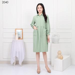MEYDI Long DRESS TUNIK Wanita dewasa premium one size (40)