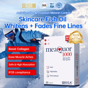 OMEGOR Italy Fish Oil Ocean 95% High Purity Omega 3 EPA& DHA 1000mg Vitamin E for Heart Health Product Reduct high Blood Pressure Fitness Sports Nutrition