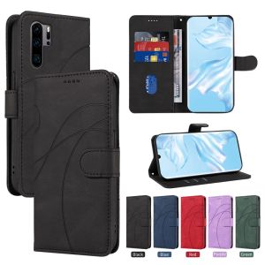 For Huawei P30 P20 Pro / P30 P20 Lite Phone Case Magnetic Leather Wallet Soft TPU Card Slot Flip Cover Casing