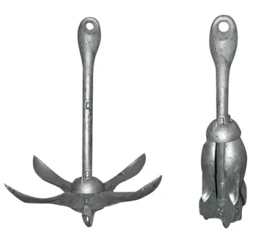 Folding Anchor 8kg (Sauh Bot/Sauh Payung) Marine Galvanized