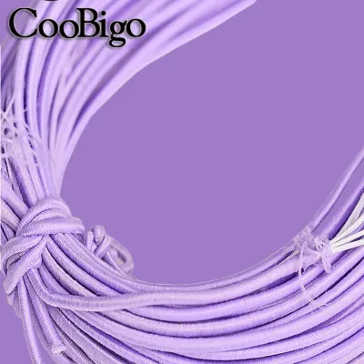 【KaArtsy】 2mm Elastic Rope Shock Cord Bungee Rubber Band for Outdoor Sneaker Shoelace Bag Backpack Sewing Supplies 10 Meters