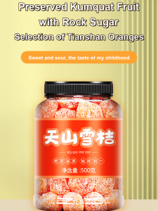 Dried Kumquats with Rock Sugar Candied Fruit Snacks