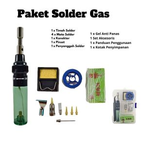 Solder Gas Butane Timah Stand Solder Pinset Gel Anti Panas