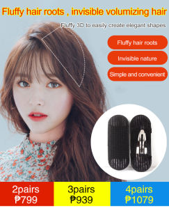 Womens hair booster sponge fluffy hair clipper bangs clip hair root fluffy hair stick