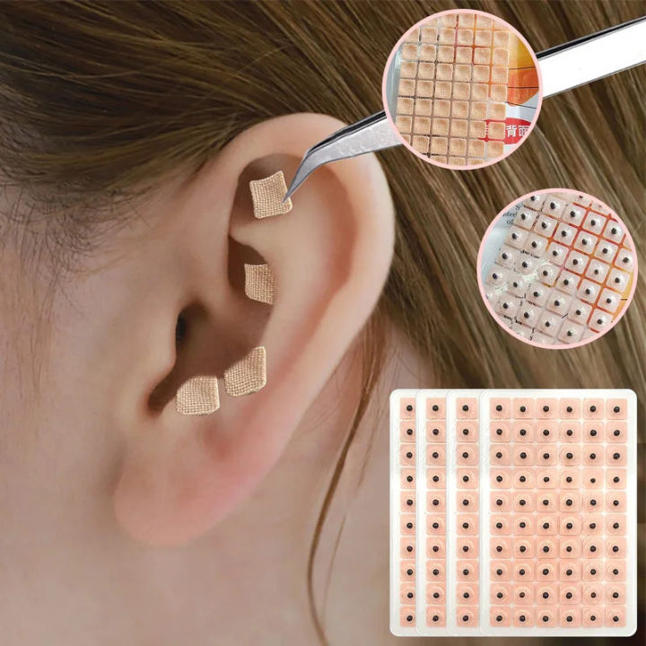 ZHONGYANTAI Ear Seeds Auriculoterapia Acupressure Vaccaria Ear Seeds Acupuncture Kit Resolve Headache Envio Gratis 3000 Capsules