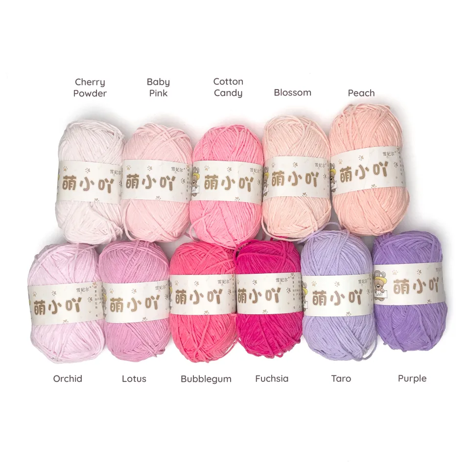 Thin Bear Chenille Yarn Matte 50g (Snow Princess Brand) MXY