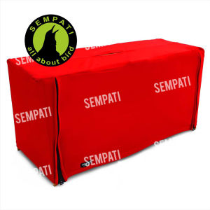 SEMPATI Krodong Kerodong Sangkar Kandang Burung Merpati 3 Pasang Petak 6 Pintu Eco Merek Sempati Krodong Dongdang Burung Merpati Kain Penutup Sangkar