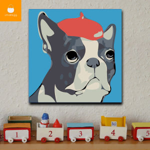 ภาพระบายสีตามตัวเลข DIY การวาดภาพดิจิทัล ไม่มีกรอบ ภาพวาดของเด็ก ๆ