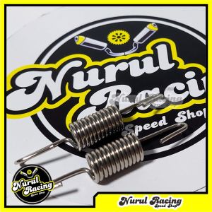 PER KNALPOT STAINLESS ISI 5 PCS. PIR PEGAS 65CM SAMBUNGAN KENALPOT RACING. SPRING EXHAUST UNIVERSAL