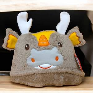 ผ้าห่ม12นักษัตร ฮู้ดหมี ฮู้ดขิบะ ฮู้ดตุ๊กตา เนื้อผ้าห่มโพลีบัว ผ้าหนานุ่ม ขนนุ่มลื่น ซักทำความสะอาดง่าย ขนาด 30*60 นิ้ว