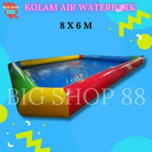 KOLAM RENANG ANAK JUMBO ANAK BAYI DEWASA MANDI BOLA WATERPARK WATERBALL INFLATABLE GIANT HUGE POOL  PVC 10M 8M